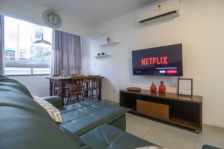 NVR24B - Quadra Mar, 2 Dormitórios, TV Smart