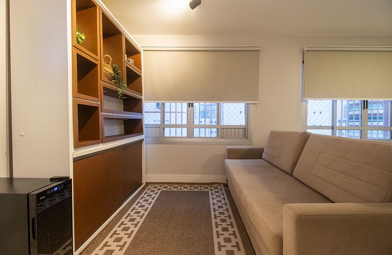 POS84 - Flat, Climatizado, Centro, Wi-Fi