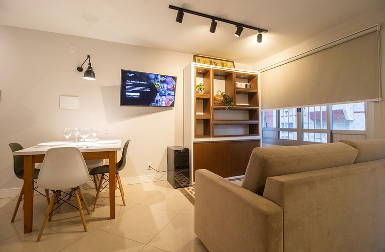 POS84 - Flat, Climatizado, Centro, Wi-Fi