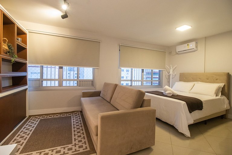 POS84 - Flat, Climatizado, Centro, Wi-Fi