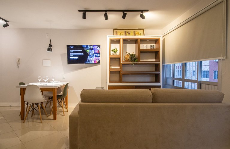 POS84 - Flat, Climatizado, Centro, Wi-Fi