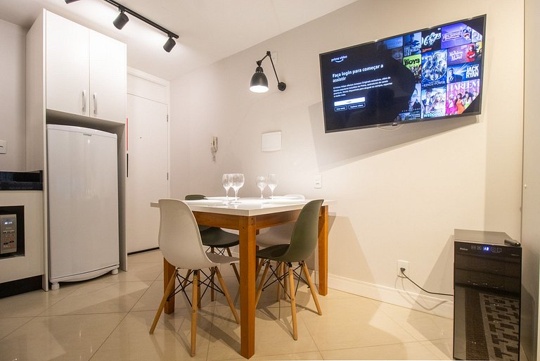 POS84 - Flat, Climatizado, Centro, Wi-Fi