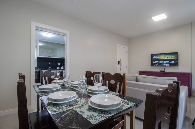 EGM61 - 3 Dorm, Vista Lateral do Mar, 2 Vagas