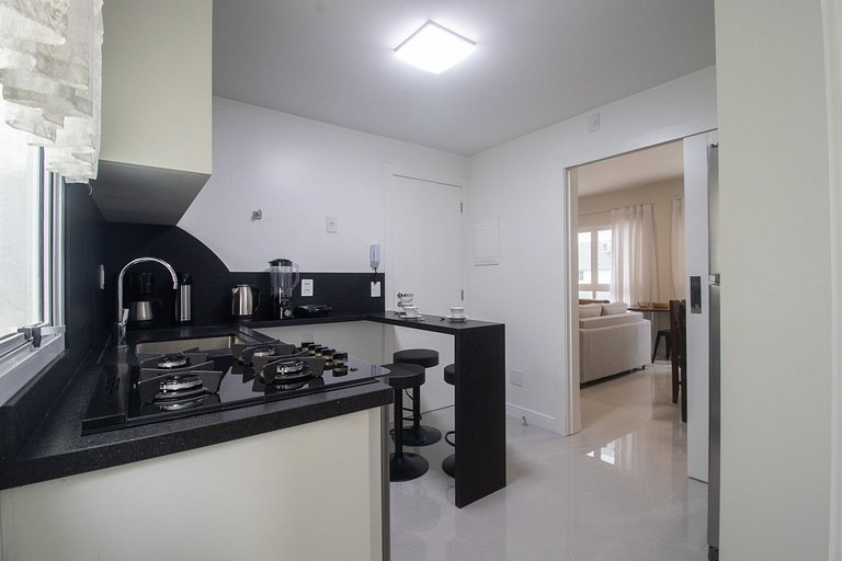 EGM61 - 3 Dorm, Vista Lateral do Mar, 2 Vagas