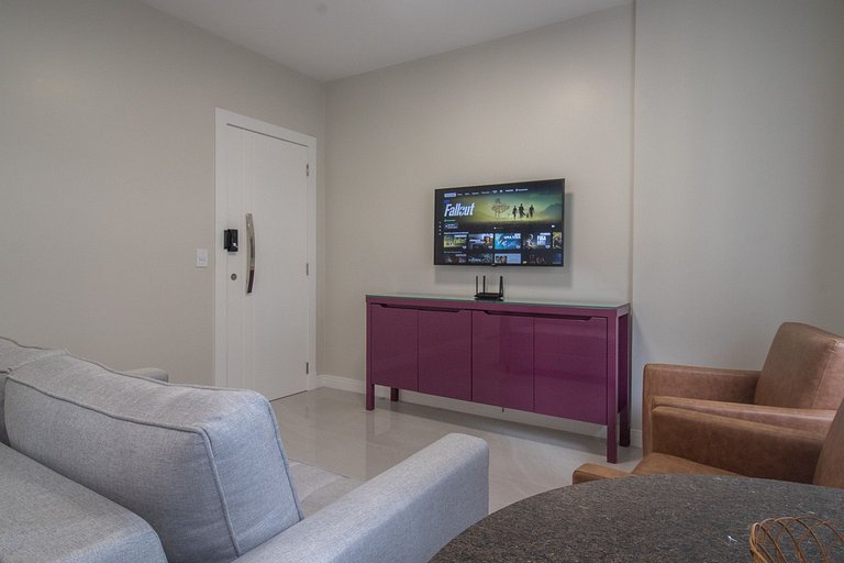 EGM61 - 3 Dorm, Vista Lateral do Mar, 2 Vagas