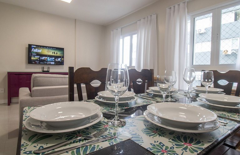 EGM61 - 3 Dorm, Vista Lateral do Mar, 2 Vagas