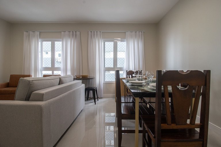 EGM61 - 3 Dorm, Vista Lateral do Mar, 2 Vagas