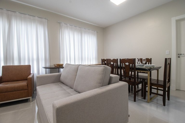 EGM61 - 3 Dorm, Vista Lateral do Mar, 2 Vagas