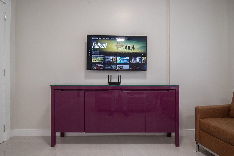 EGM61 - 3 Dorm, Vista Lateral do Mar, 2 Vagas