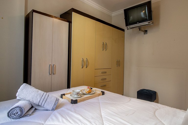 BLX72 - 2 Dorm, Churrasqueira, Garagem, Wi-fi