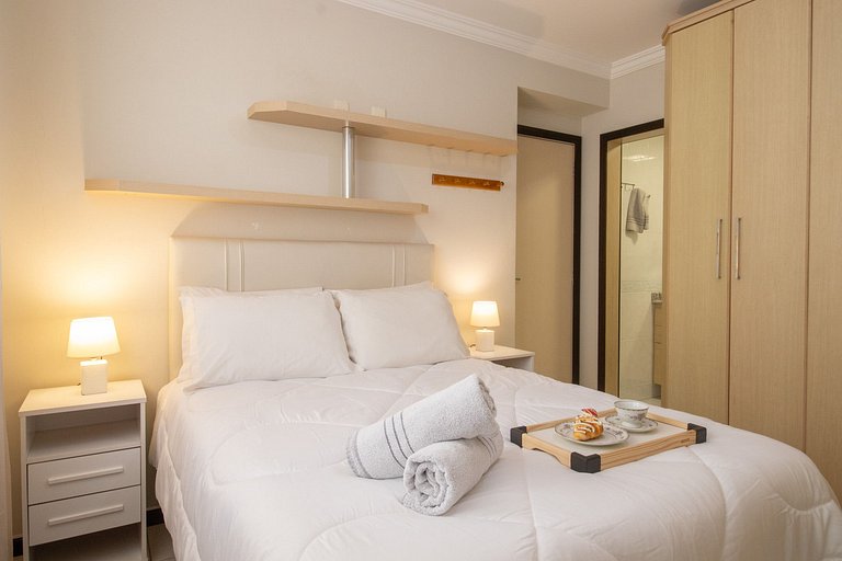 BLX72 - 2 Dorm, Churrasqueira, Garagem, Wi-fi