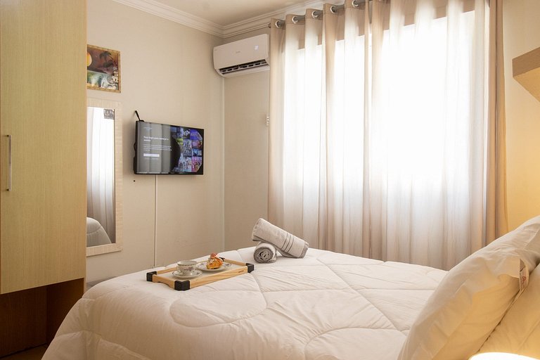 BLX72 - 2 Dorm, Churrasqueira, Garagem, Wi-fi