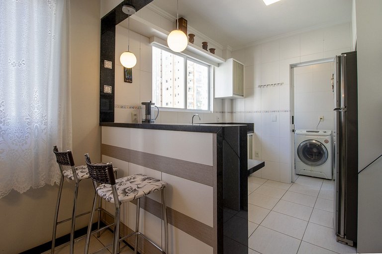 BLX72 - 2 Dorm, Churrasqueira, Garagem, Wi-fi