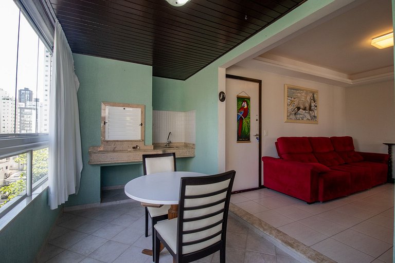 BLX72 - 2 Dorm, Churrasqueira, Garagem, Wi-fi