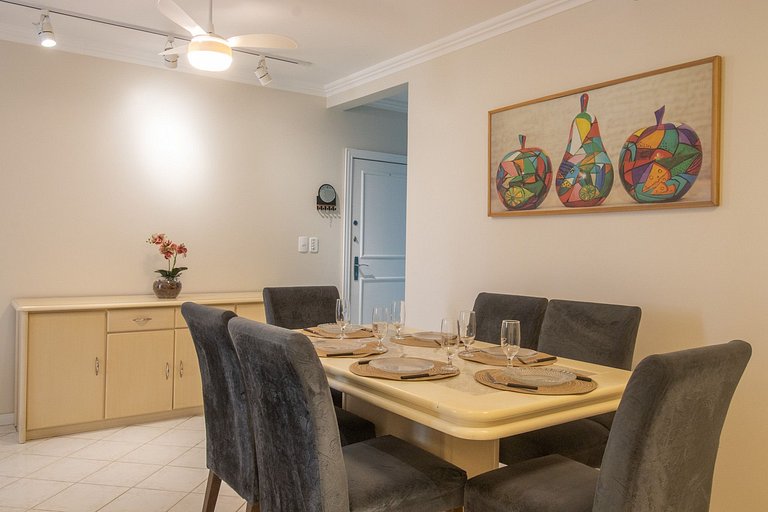 AMR15 - Quadra Mar, 3 Dorm Climatizados, Garagem