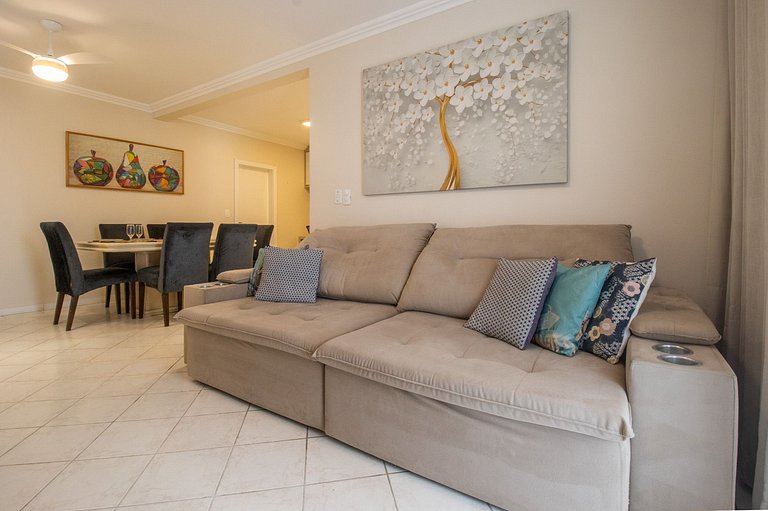 AMR15 - Quadra Mar, 3 Dorm Climatizados, Garagem