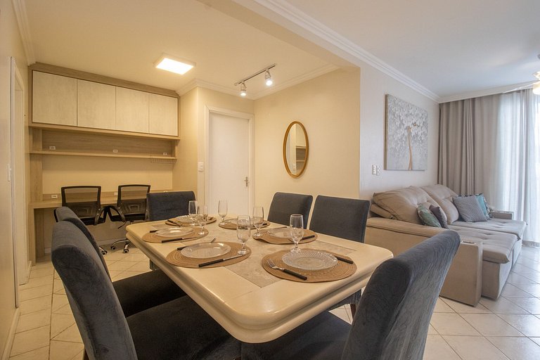 AMR15 - Quadra Mar, 3 Dorm Climatizados, Garagem