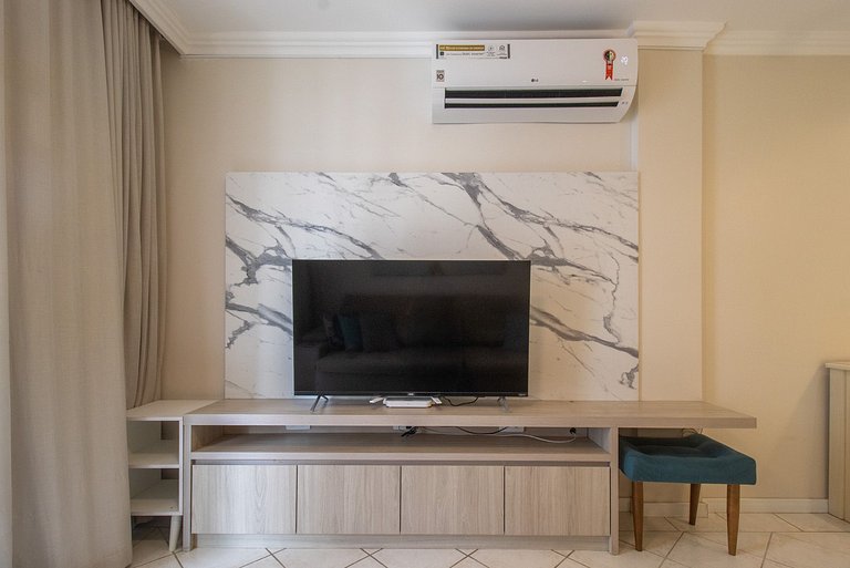 AMR15 - Quadra Mar, 3 Dorm Climatizados, Garagem