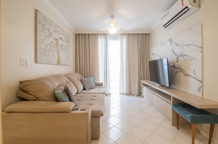 AMR15 - Quadra Mar, 3 Dorm Climatizados, Garagem