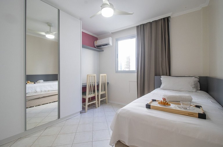 AMR15 - Quadra Mar, 3 Dorm Climatizados, Garagem