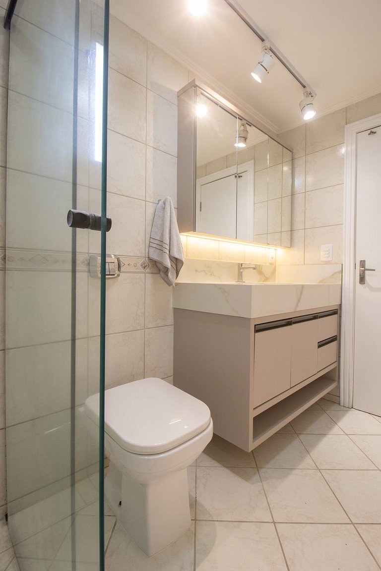 AMR15 - Quadra Mar, 3 Dorm Climatizados, Garagem