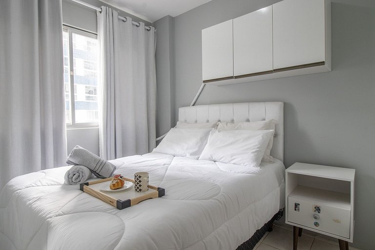 DRS81 - Próx Shopping, 3Dorm Climatizado, TV Smart