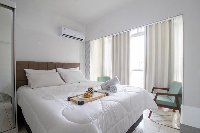 DRS81 - Próx Shopping, 3Dorm Climatizado, TV Smart