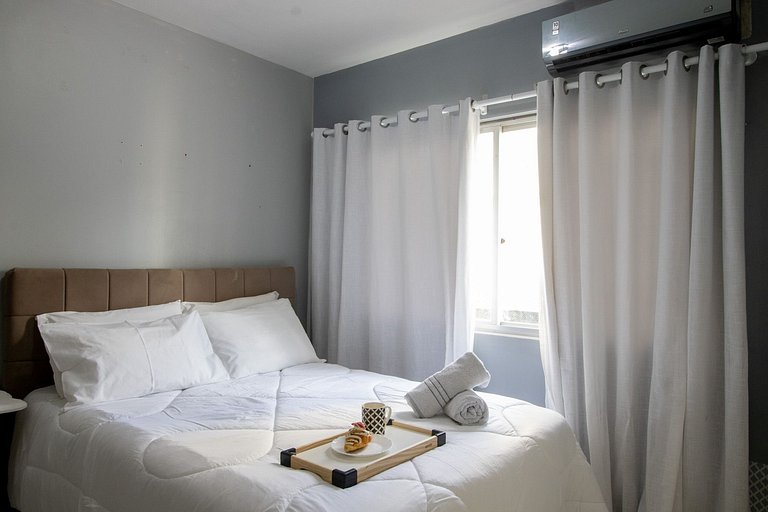 DRS81 - Próx Shopping, 3Dorm Climatizado, TV Smart