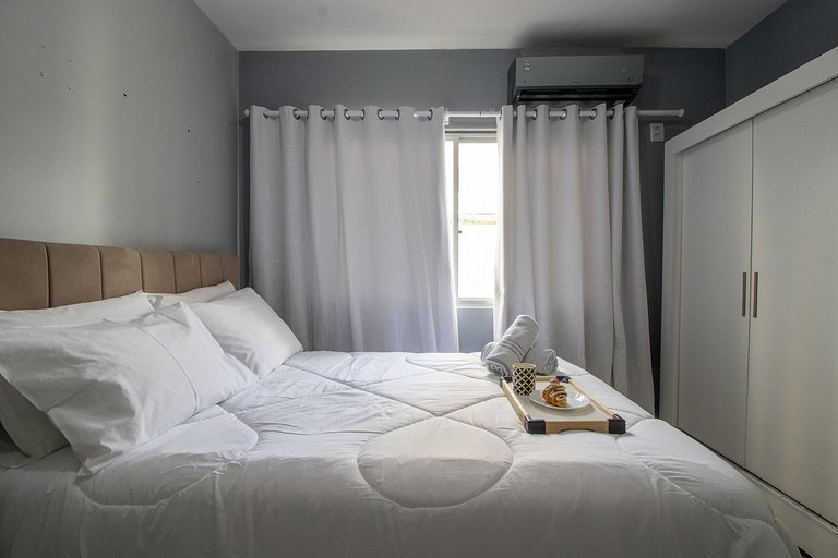 DRS81 - Próx Shopping, 3Dorm Climatizado, TV Smart