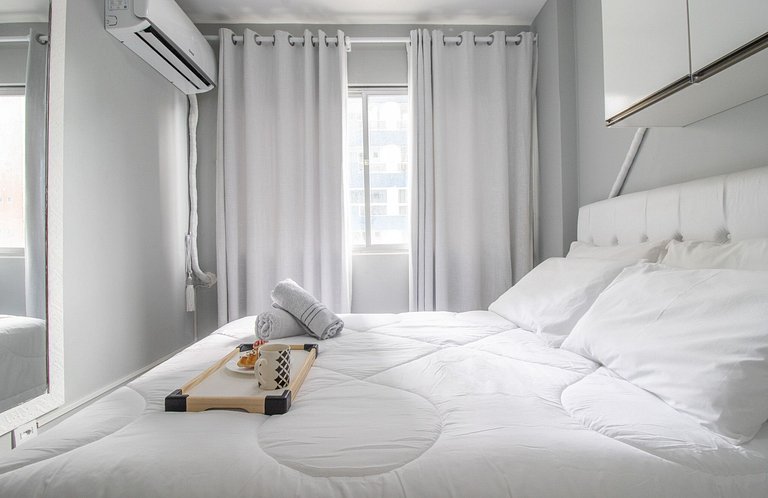 DRS81 - Próx Shopping, 3Dorm Climatizado, TV Smart