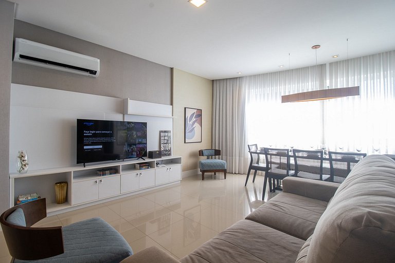 CDP132 - 3 Suítes, Climatizado, TV Smart, 3 Vagas