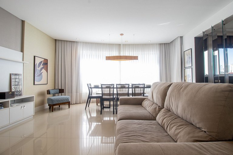 CDP132 - 3 Suítes, Climatizado, TV Smart, 3 Vagas