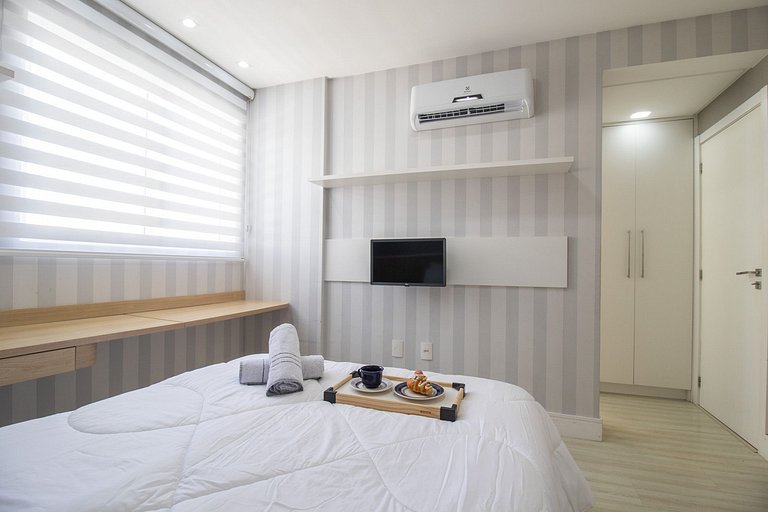 CDP132 - 3 Suítes, Climatizado, TV Smart, 3 Vagas