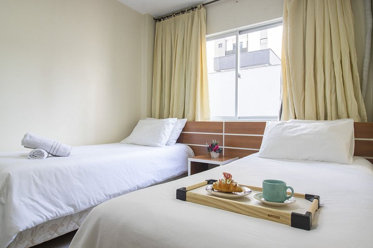 CNI53 - 2 Dorm, Garagem, Climatizado, Wi-Fi