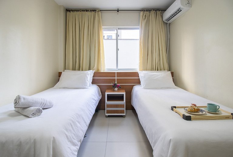 CNI53 - 2 Dorm, Garagem, Climatizado, Wi-Fi