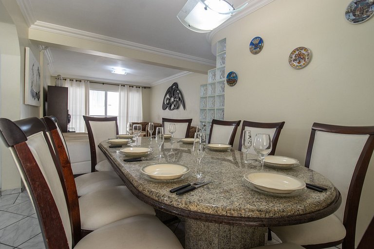 ANC11 - Amplo, Quadra Mar, 4 Suítes, Churrasqueira