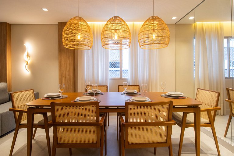 LID31 - Moderno, 3 Dorm, Climatizado, Quadra Mar