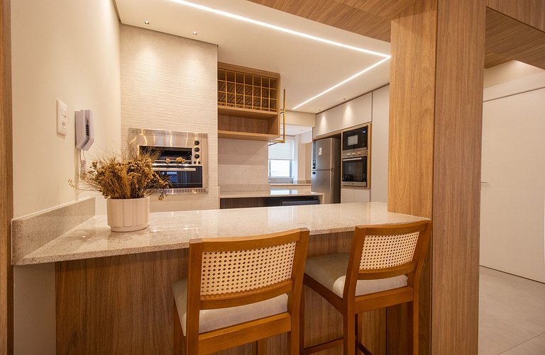 LID31 - Moderno, 3 Dorm, Climatizado, Quadra Mar