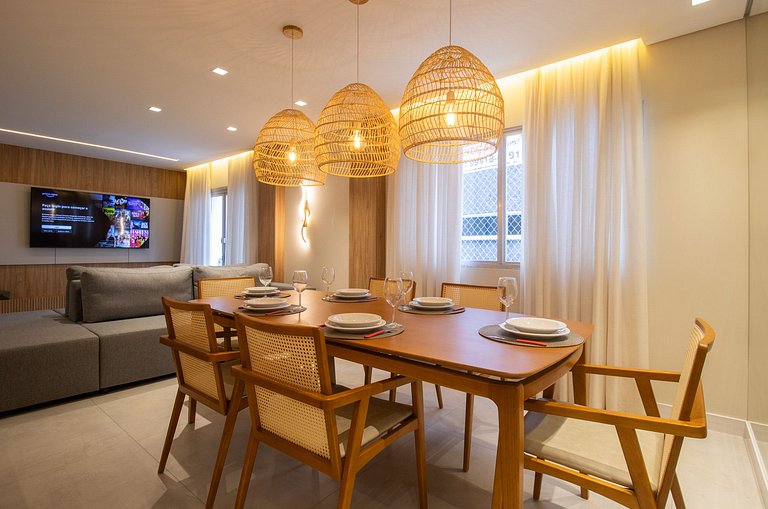 LID31 - Moderno, 3 Dorm, Climatizado, Quadra Mar