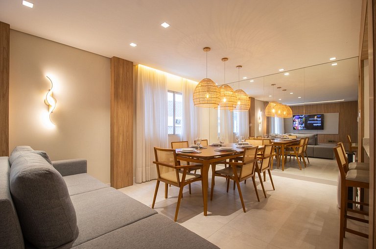 LID31 - Moderno, 3 Dorm, Climatizado, Quadra Mar