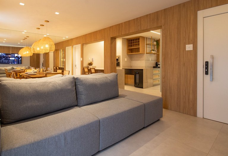 LID31 - Moderno, 3 Dorm, Climatizado, Quadra Mar