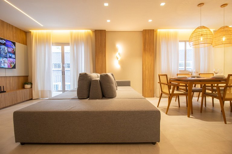 LID31 - Moderno, 3 Dorm, Climatizado, Quadra Mar