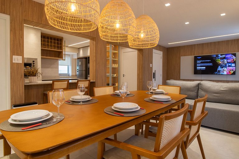 LID31 - Moderno, 3 Dorm, Climatizado, Quadra Mar