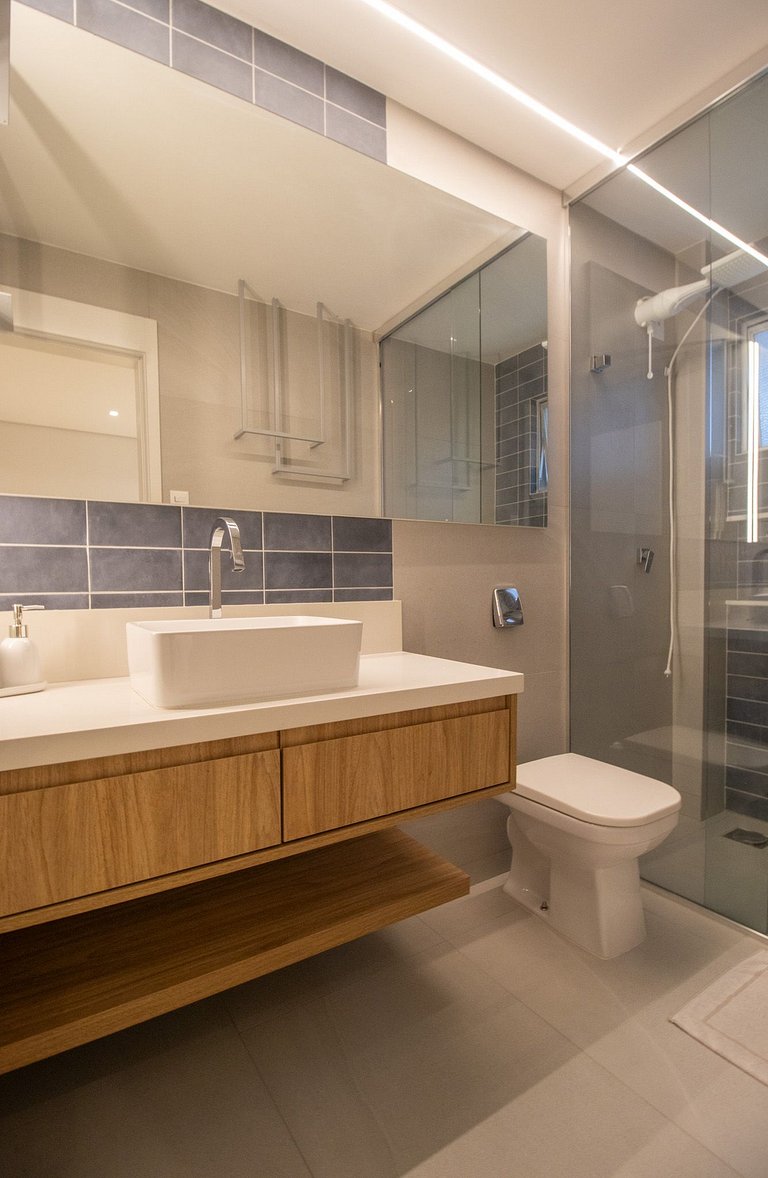 LID31 - Moderno, 3 Dorm, Climatizado, Quadra Mar