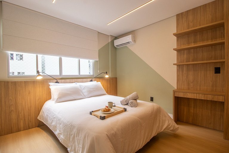 LID31 - Moderno, 3 Dorm, Climatizado, Quadra Mar