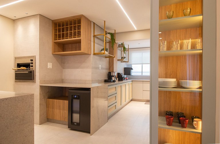 LID31 - Moderno, 3 Dorm, Climatizado, Quadra Mar