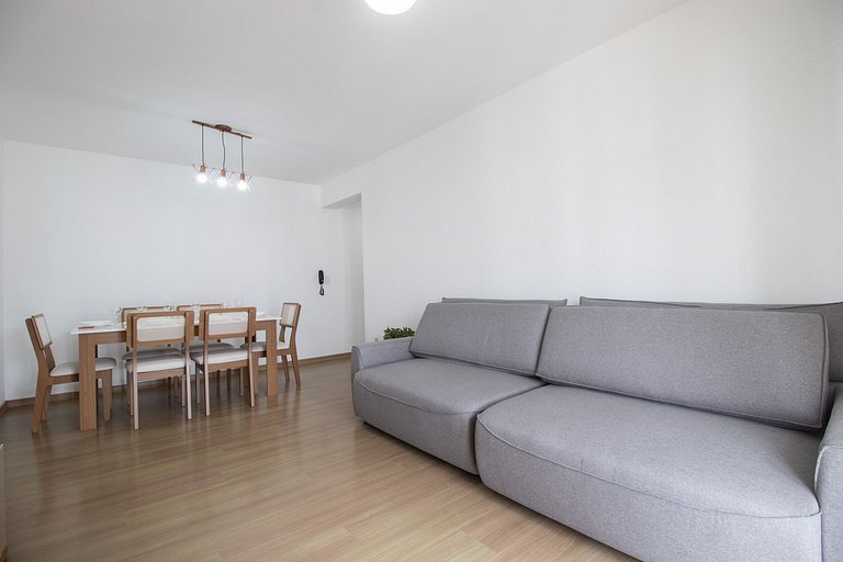 CNT92 - 3 Dorm, Av. Central, TV Smart, Wi-Fi