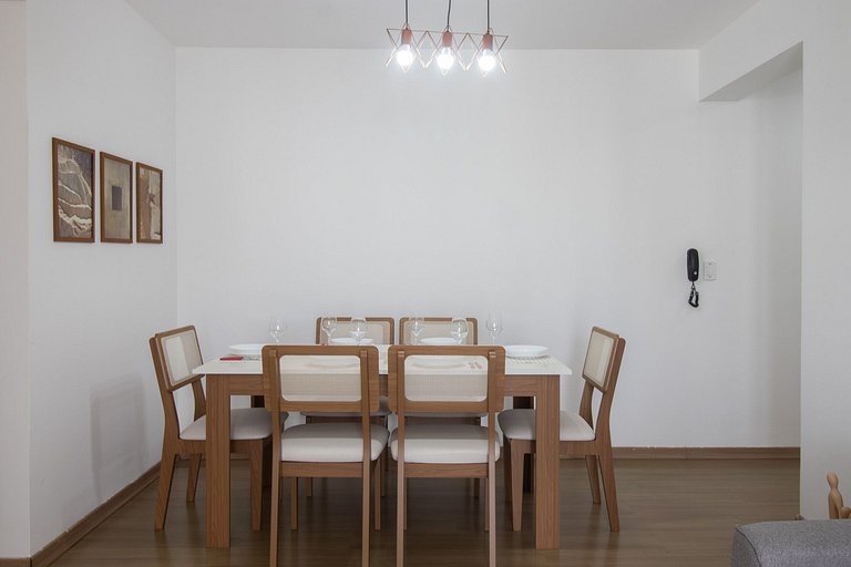 CNT92 - 3 Dorm, Av. Central, TV Smart, Wi-Fi