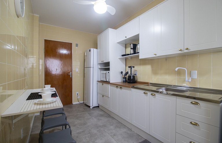 CNT92 - 3 Dorm, Av. Central, TV Smart, Wi-Fi