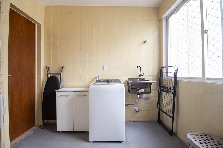 CNT92 - 3 Dorm, Av. Central, TV Smart, Wi-Fi